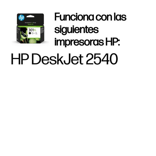 Tinta HP CH563EE Nº 301XL Negro 480 PAG. - Imagen 3