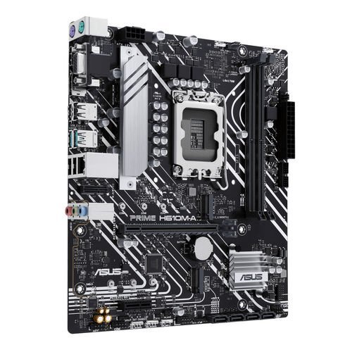 ASUS PRIME H610M-A-CSM INTEL1700 2DDR5 HDMI PCIE4.0 4SATA3 USB3.2 MATX - Imagen 2