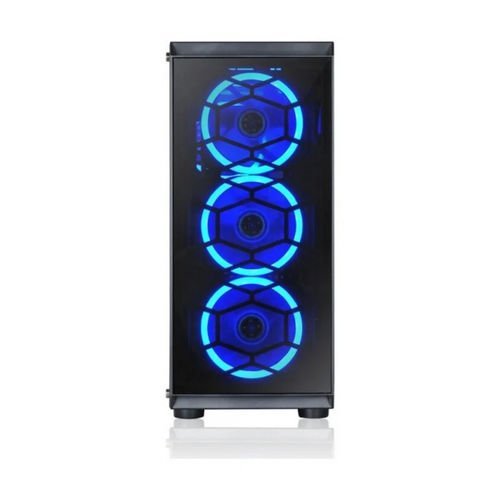 CAJA SEMITORRE/ATX L-LINK AVATAR S/FUENTE USB3.0 NEGRA LED AZUL C/VENTANA C/VENTILADORES - Imagen 2