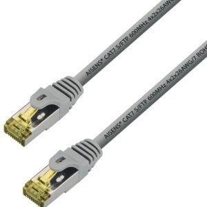 Cable de Red RJ45 SFTP Aisens A146-0339 Cat.7/ 15m/ Gris