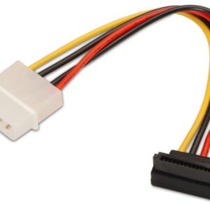 Cable Alimentación SATA Aisens A131-0160/ Molex 4 PIN Macho - SATA Hembra/ 16cm