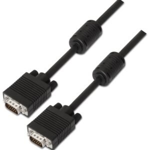 Cable SVGA Aisens A113-0075/ VGA Macho - VGA Macho/ 15m/ Negro