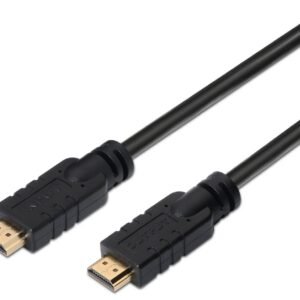 Cable HDMI 2.0 4K Aisens A120-0373/ HDMI Macho - HDMI Macho/ 15m/ Negro