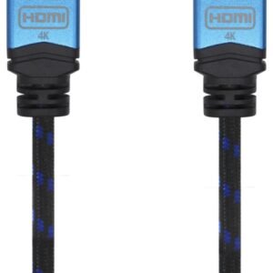 Cable Alargador HDMI Aisens A120-0453/ HDMI Macho - HDMI Hembra/ 2m/ Negro/ Azul