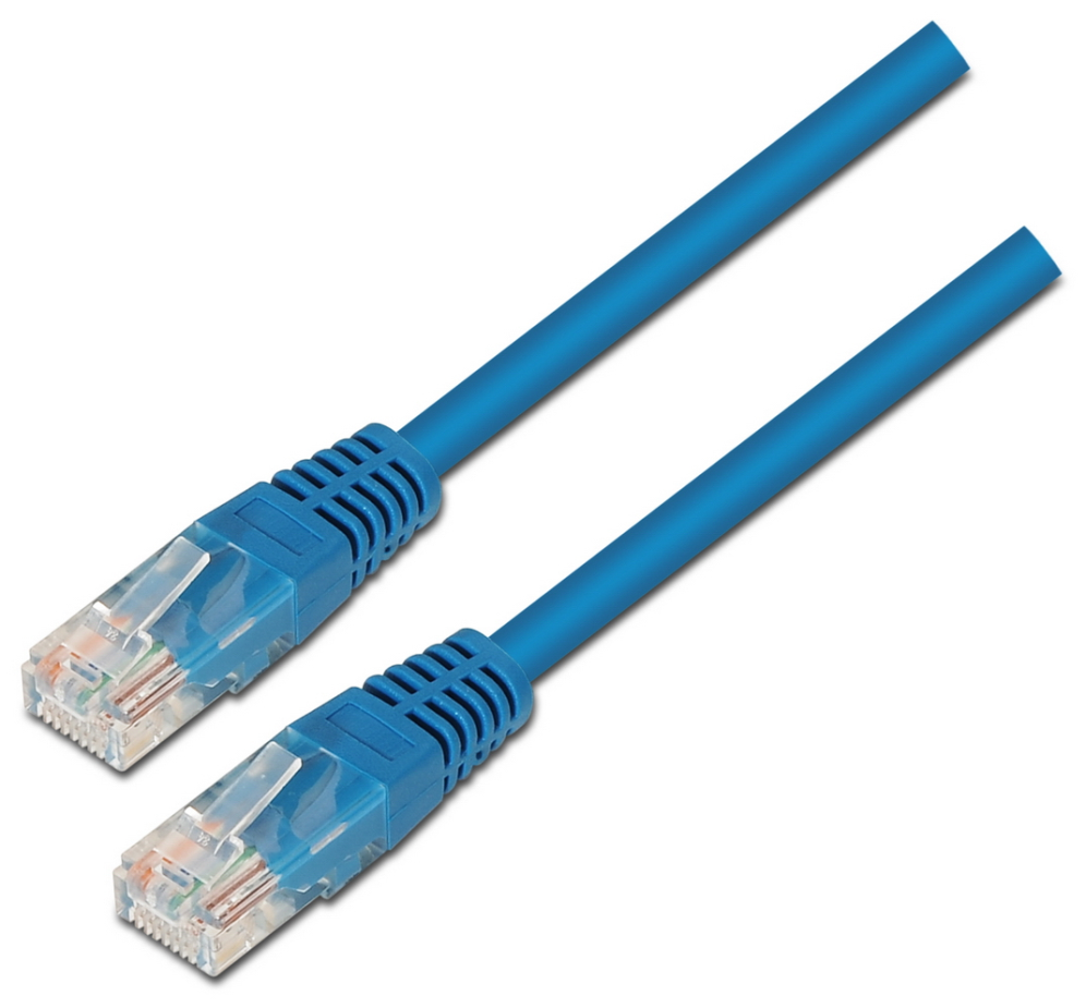 Cable de Red RJ45 UTP Aisens A135-0241 Cat.6/ 0.5m/ Azul