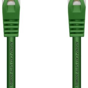 Cable de Red RJ45 SFTP Aisens A146-0481 Cat.7/ 50cm/ Verde
