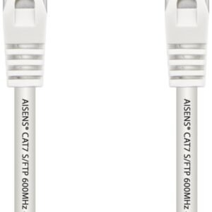 Cable de Red RJ45 SFTP Aisens A146-0491 Cat.7/ 2m/ Blanco