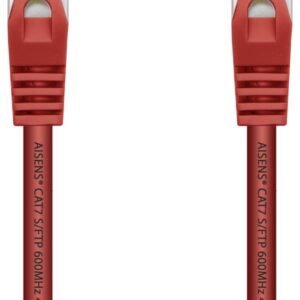 Cable de Red RJ45 SFTP Aisens A146-0468 Cat.7/ 25cm/ Rojo