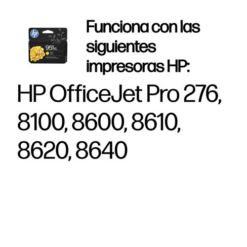 Tinta HP CN048AE Nº 951XL Amarillo - Imagen 3