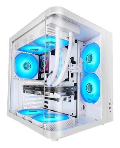 CAJA SEMITORRE ATX MC-CURV BLANCO MARS GAMING
