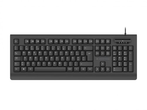 TECLADO USB CONCEPTRONIC KAYNE01ES CON LECTOR DNIe COMPATIBLE CON DNI 3.0 Y TARJETA SANITARIA