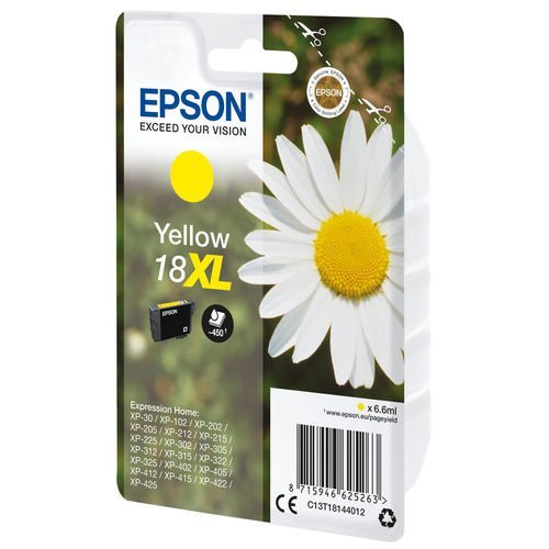 Epson Cartucho T1814XL Amarillo XP225/322/422 - Imagen 2