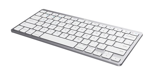 Teclado Compacto Inalámbrico por Bluetooth Trust 24654/ Plata - Imagen 2