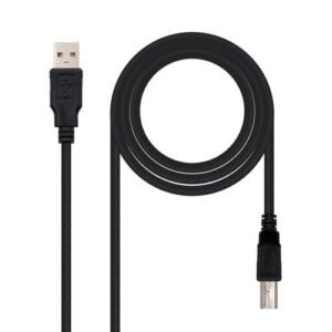 Cable USB Nano Cable USB 2.0 A/M - USB 2.0 B/M 1.8M Negro Impresora
