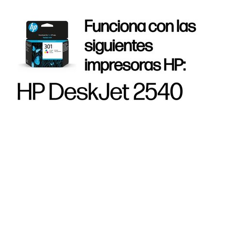 Tinta HP CH562EE Nº 301 COLOR 165 PAG. - Imagen 3