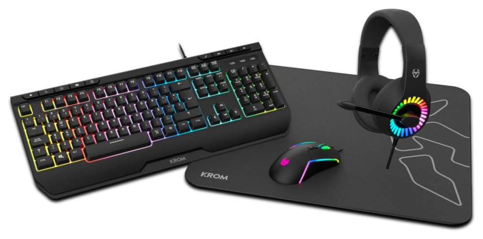 KROM Combo Gaming KENYA 4 en 1