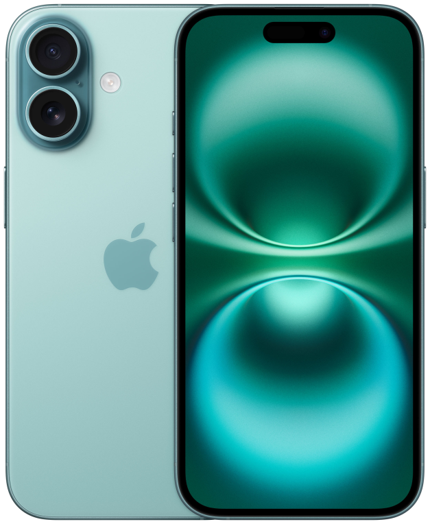 Apple iPhone 16 256GB/ 6.1"/ 5G/ Verde Azulado